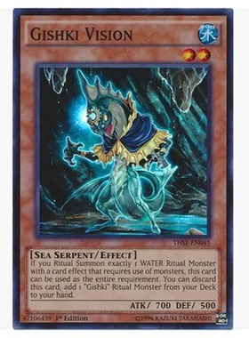 游戏王 美英一刷 THSF-EN045 SR  幻影遗式术师 4L3 GI3