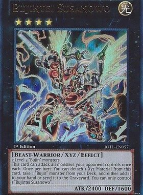 游戏王 美英一刷JOTL-EN057原版  武神帝-须佐之男 HAT1