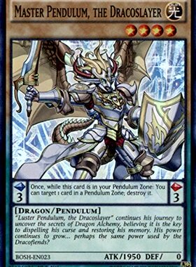 游戏王 美英一刷 BOSH-EN023 SR 龙剑士 卓辉星·灵摆 JM2