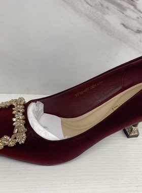 美之美女鞋秋新复古真皮浅口软底透气两穿休闲单鞋33096-077