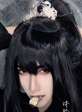 薛洋古风假发二哈汉服cos
