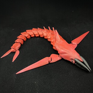 深海迷航雪棘利维坦铰链式可动玩具手办游戏现货周边男生自制模型