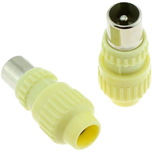 TV插头免焊式RF头 射频线信号接头 有线电视闭路线接口公插头