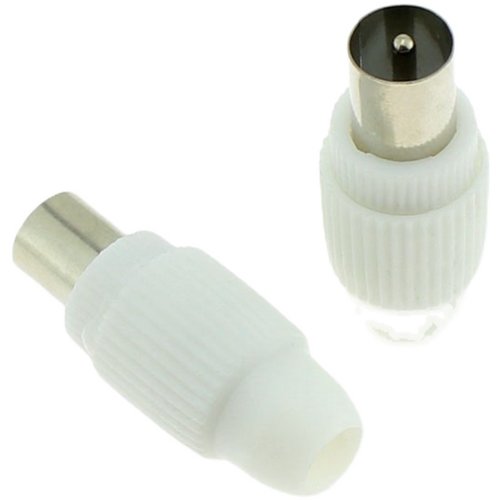 天线TV插头有线电视信号线9.5射频直插接头闭路插座面板RF头