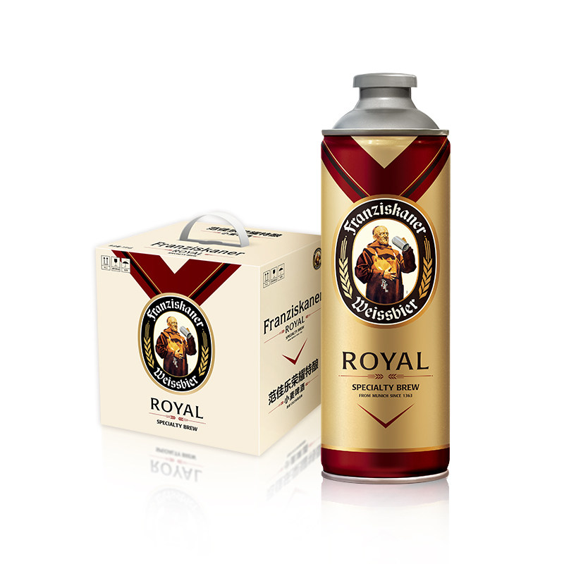 范佳乐教士荣耀特酿小麦啤酒1L*6瓶桶装德国风味13.8&deg;P精酿整箱