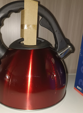 宝蓝色半圆型煤气灶可用18-10不锈钢复底烧水壶3升欧美款外贸尾货