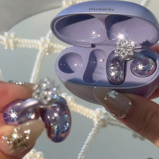 FreeClip2耳夹耳机1代浪漫春日霜花钻扣耳饰女装饰耳钉免拆可盖