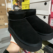 冬季 清仓持续更新 孤品集合 舒适保暖绒毛耐磨短筒真皮雪地靴女