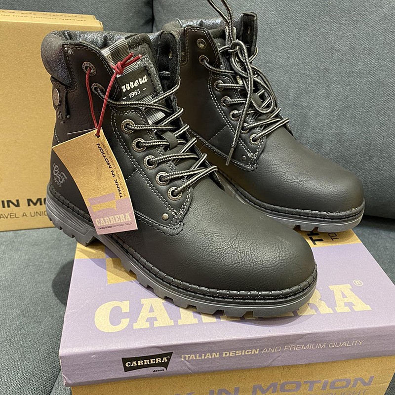 断码清仓捡漏~秋冬防风防水加厚保暖工装马丁短靴秋踢不烂马丁靴