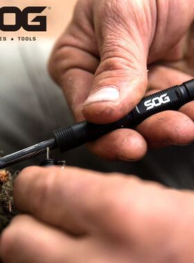 SOG索格Flint求生战术笔多功能应急露营装备求生生存口哨破窗器礼