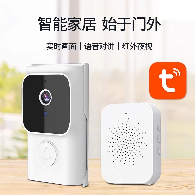 涂鸦APP远程可视门铃通知呼叫手机提醒无人值守对讲机免费通话
