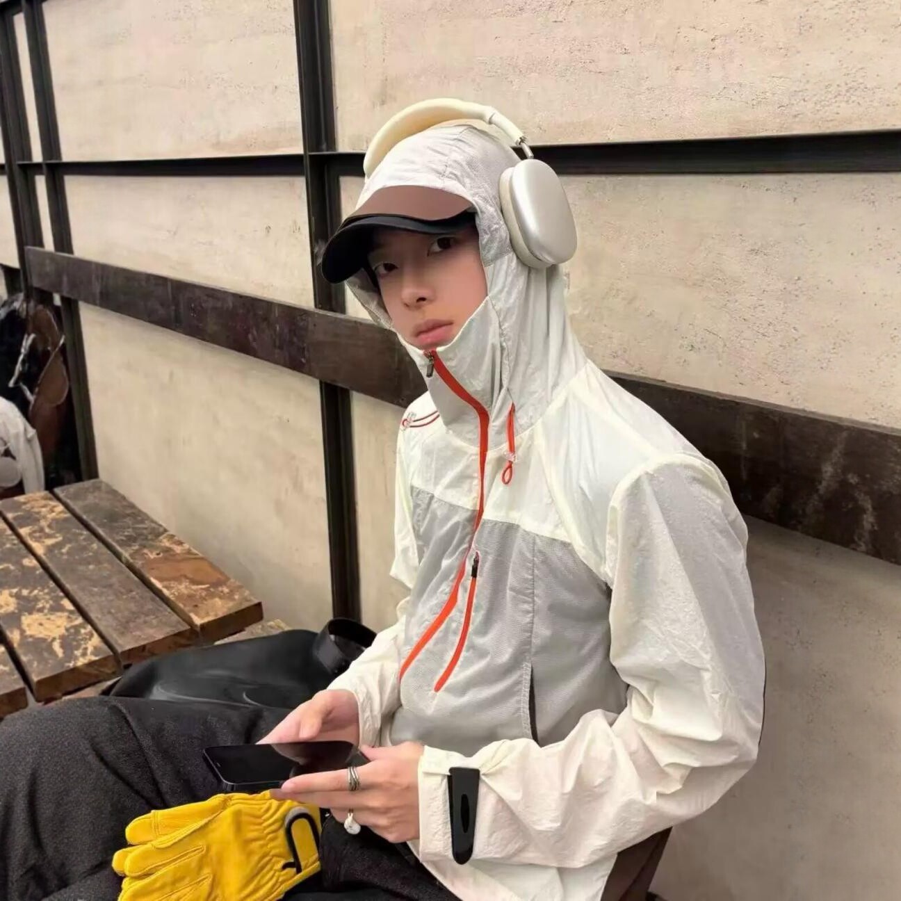 2026夏季新款户外休闲露营登山连帽冲锋衣超薄款防晒服男女同款