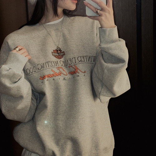 Partysu 韩国进口 官网直邮 冬季 New  冬季拉绒运动卫衣