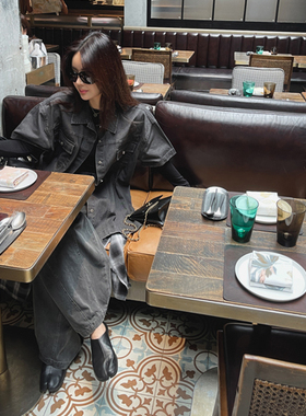 Partysu 韩国进口 官网直邮 2025秋 Tomar  纯棉短袖衬衫