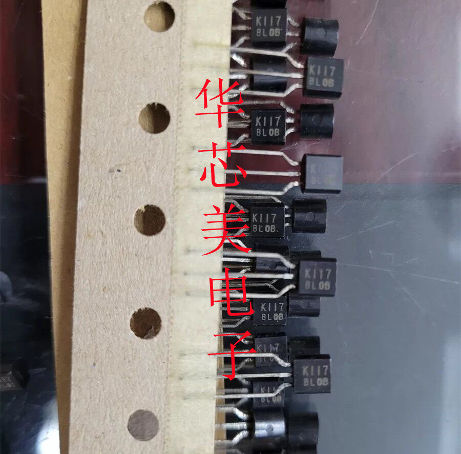 三极管2SK117-BL   2SK117   K117-BL   K117   TO-92  全新原装