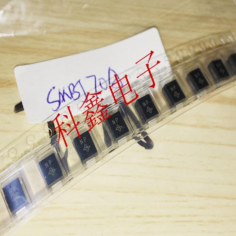 TVS管瞬态抑制二极管SMBJ70A  丝印NP  DO-214AA  600W 70V 原装