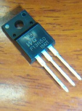 场效应管F13N50 WGF13N50 TO-220F 控制电源MOS管13A 500V