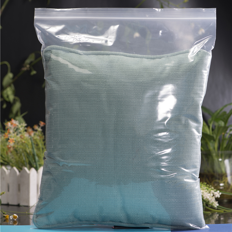 双面10丝40X60CM封口袋自封加厚透明大号密封食品收纳包装10个价