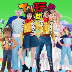 万圣节玩具总动员胡迪警牧羊女大人儿童角色扮演cos巴斯光年衣服