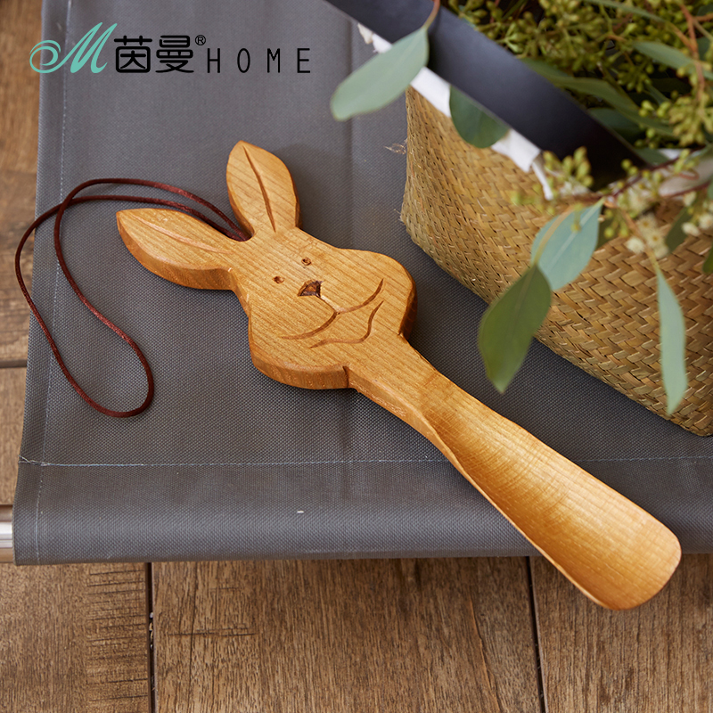 茵曼home 兔拔哥家居用品木雕田园手工雕刻做旧实木/超萌兔鞋拔子在类目 居家日用, 鞋用品, 鞋拔中 - 来自Buy2taobao.com提供专业的淘宝代购服务