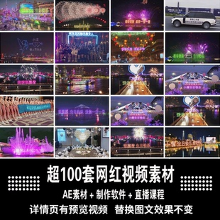 生日祝福表白 广告营销 汽车交付短视频AE模板抖音直播短视频素材