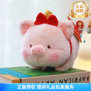 正版lulu猪运财毛绒公仔经典系列罐头猪抱枕零加TOYZERO新年礼物
