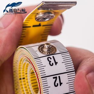 双面裁缝软皮尺一米五市尺三围量卷尺腰围德国精工 按扣加宽款