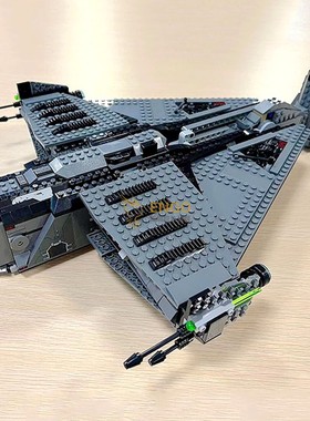 星球大战克隆人战争辩护者号飞船男孩拼图拼装玩具中国积木75323