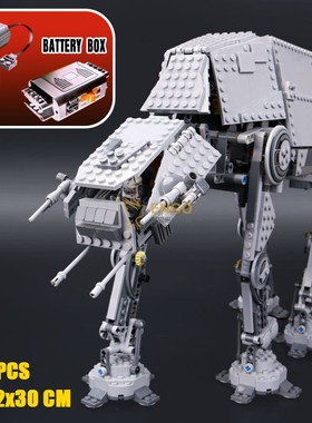拼图拼搭10178星球大战电动ATAT步行机拼装中国积木男孩玩具05050