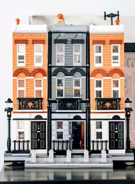 中国积木拼图拼搭76408哈利波特格里莫广场12号凤凰社拼装玩具