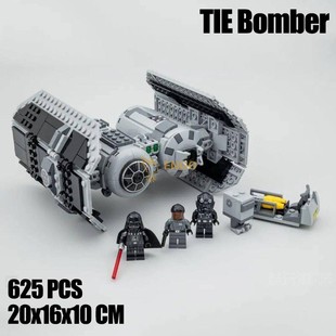 中国积木75347星球大战TIE轰炸机钛战机男孩拼装 玩具拼图拼搭礼物