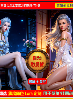 激萌原创75张 1028期雄兵连之雷霆万钧鹤熙6K手机壁纸