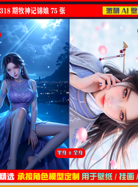 激萌原创75张 318期牧神记锦娘6K手机壁纸美图cg素材