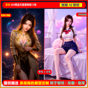 激萌原创75张 809期遮天薇薇师姐6K手机壁纸美图