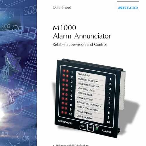 议价全新正品丹麦SELCO M1000 M1000-24-10B M1000.0080报警显示