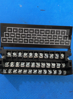 三菱变频器A740-F740-A700控制端子接线端子排io信号BKO-CA1606