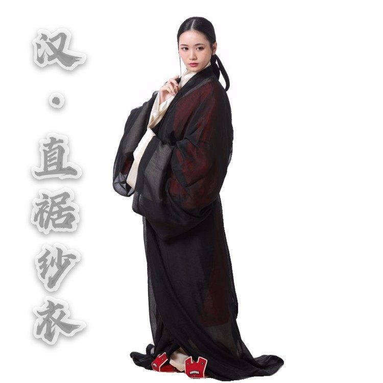 【月阑珊汉服】马王堆直裾曲裾/复原款/传统汉服春夏天丝新款