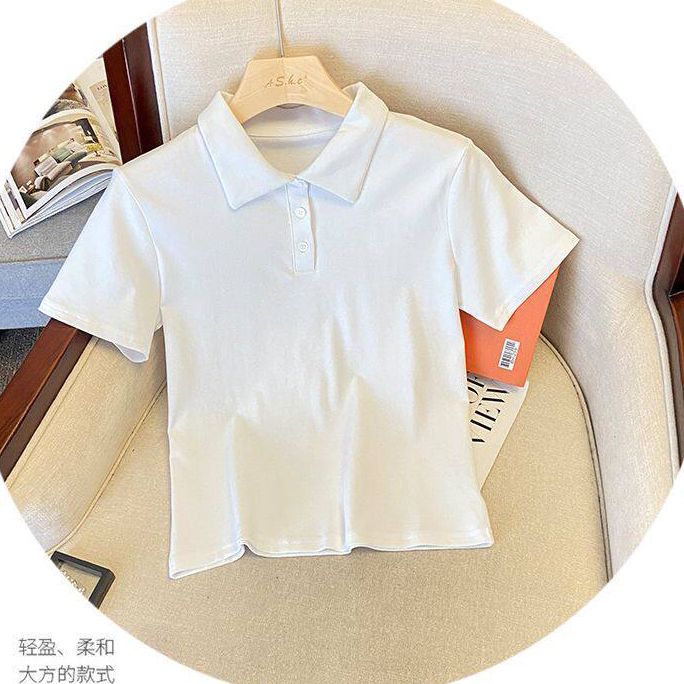 2026夏季新款女POLO衫短POLO衫