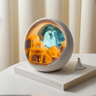 定制新婚礼物香薰氛围床头家居夜灯送新人朋友闺蜜结婚礼品纪念日