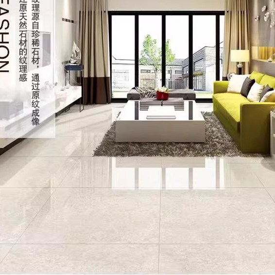 广东佛山600x600郁金香玻化砖工程抛光砖客厅商场防滑瓷砖地板砖G图片