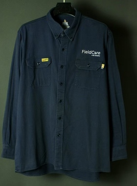 仰泳商店 LAPCO FR 经典刺绣耐磨工作衬衫vintage古着