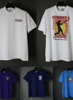 仰泳商店 Jerzees美国华盛顿州Wenatchee乐队短袖T恤vintage古着