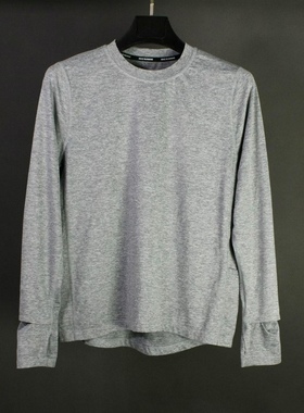 仰泳商店 NK 速干弹力户外圆领打底长袖T恤跑步吸汗vintage古着