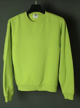 仰泳商店 Beams Boy 加绒圆领复古纯色卫衣vintage古着