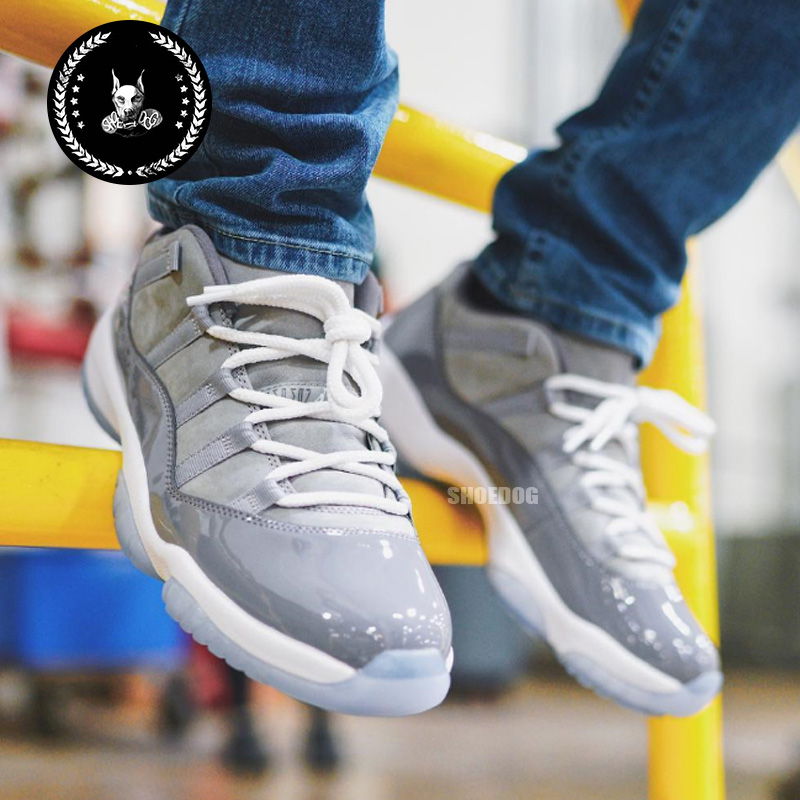 Ь¹·SD Air Jordan 11 Low Cool Grey AJ11µÍ°ï¿á»Ò 528895-003