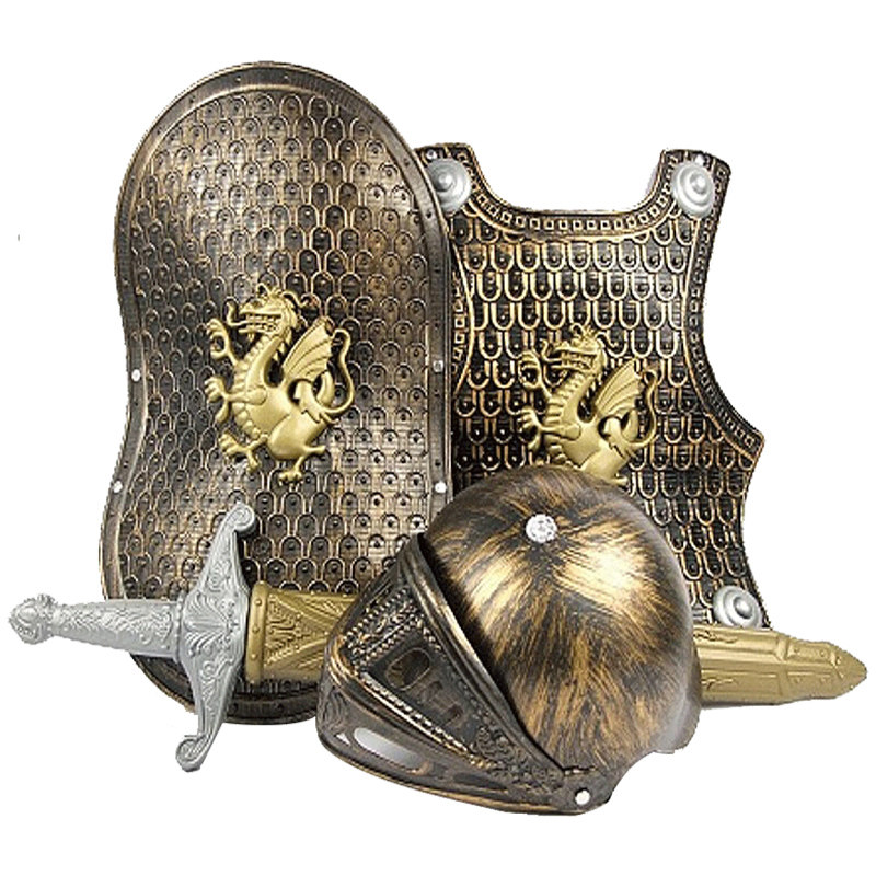 儿童可穿盔甲铠甲勇士男女孩盾