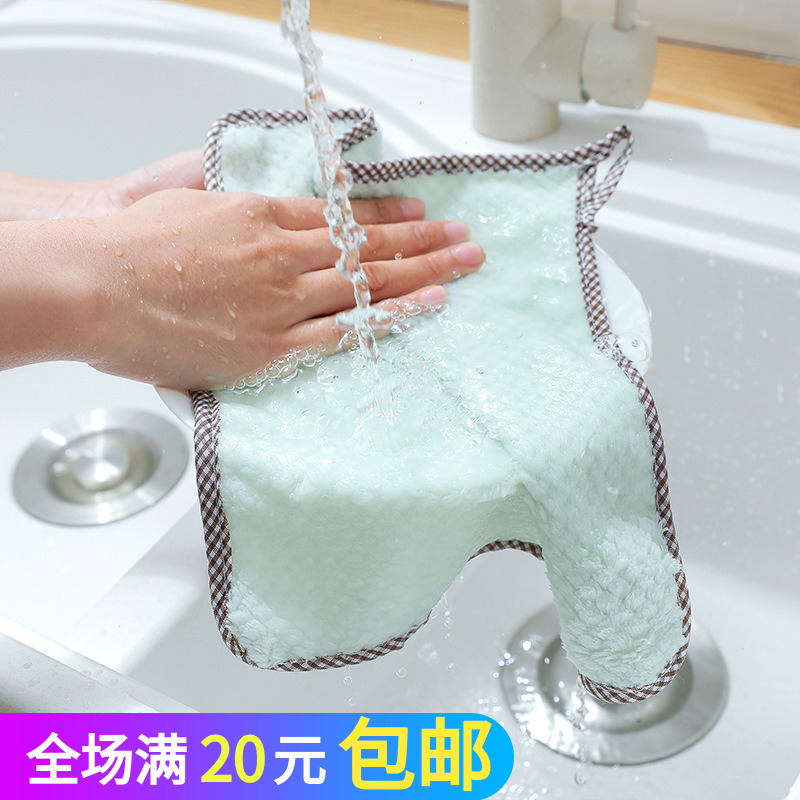 抹布不易沾油吸水家用