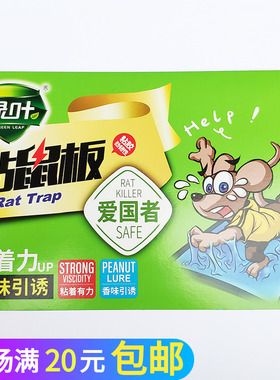 绿叶软板粘鼠板 GL02115 引诱粘鼠板灭鼠灭老鼠贴捕鼠器粘鼠贴
