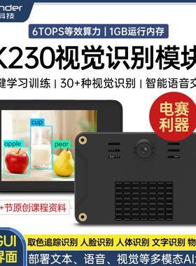 K230视觉模块 6TOPS等效算力大模型开发板CanMV摄像头K210 传感器
