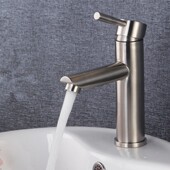 面盆冷热水龙头 304不锈钢卫生间冷暖浴室台盆脸盆洗手盆拉丝龙头